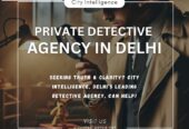 City Intelligence: Trusted Detective Agency in Delhi