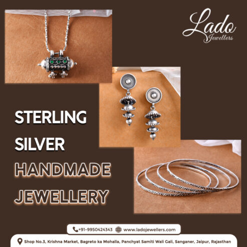 Buy Designer Silver Jewellery Online For Women in India