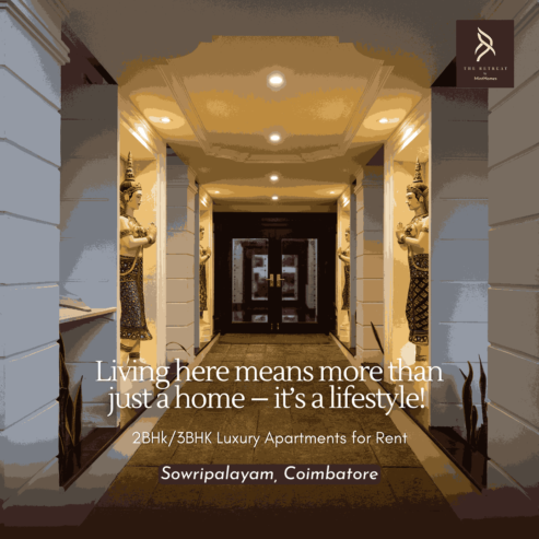 Luxury apartment for rent in Coimbatore