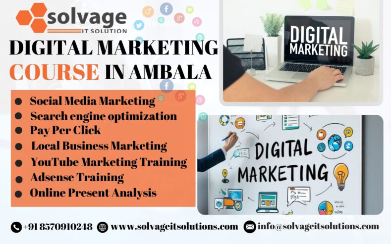 Digital Marketing Course In Ambala: Solvage It Solutions