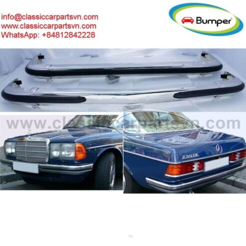 Mercedes W123 coupe bumpers (1976–1985)