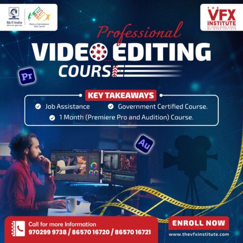 Video Editing and Graphic Design with the Best Courses in Mumbai – VFX Institute