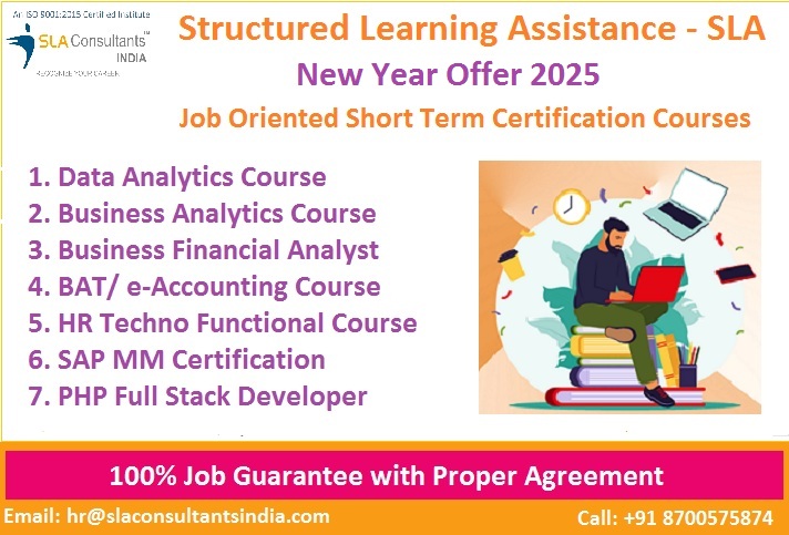 Business Analyst Course in Delhi, 110017, Top Google Rated [100% Job] SLA Consultants India, Free Data Science Training Course, “Republic Day Offer 2025”