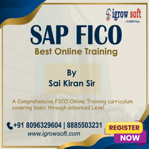 SAP FICO Training in Hyderabad | SAP FICO Online Course in Ameerpet|Igrowsoft