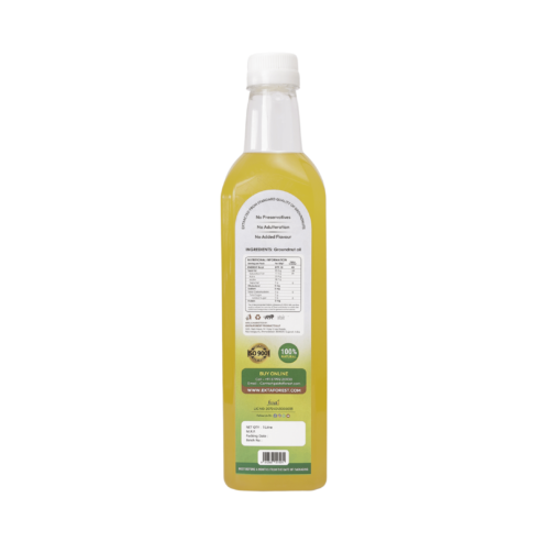 Buy Wood Cold Pressed Groundnut Oil Online – 1L