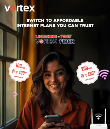 Best Broadband Connection in Nanded | Vortex Networks