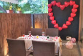 Most elegant Candle light dinner decoration in mumbai