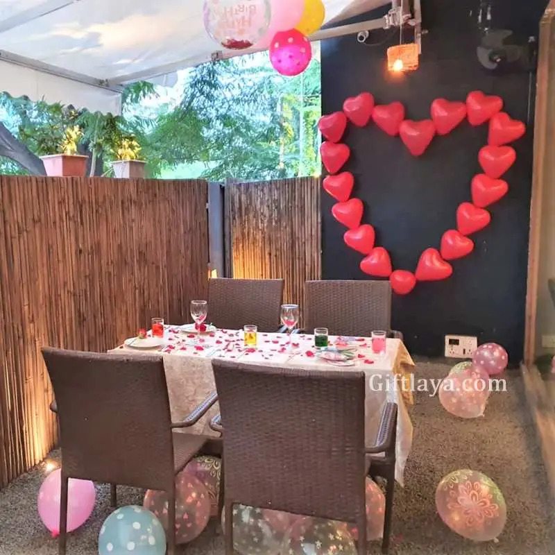 Most elegant Candle light dinner decoration in mumbai