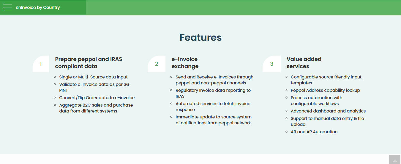 Taxilla – e invoice Singapore