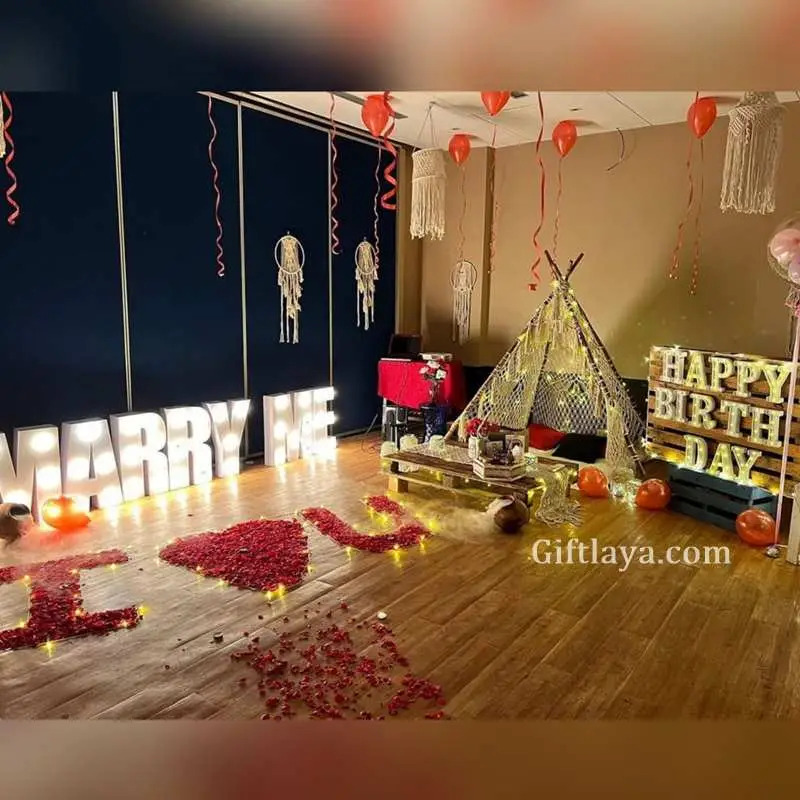 Most elegant Candle light dinner decoration in mumbai