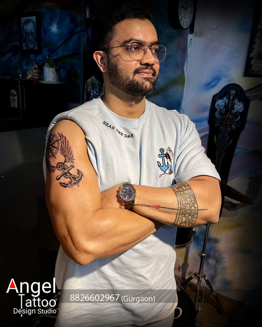 Angel Tattoo Design Studio in Gurgaon for best tattoo artist services