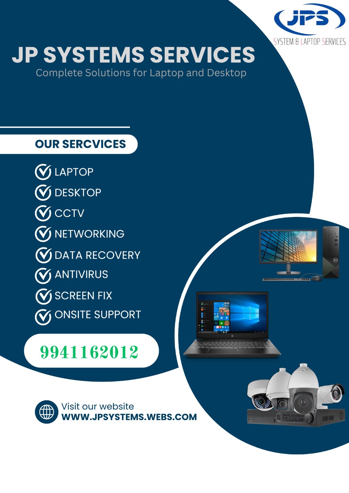 DESKTOP LAPTOP CCTV INSTALL AND SERVICE PATTABIRAM THIRUNINRAVUR