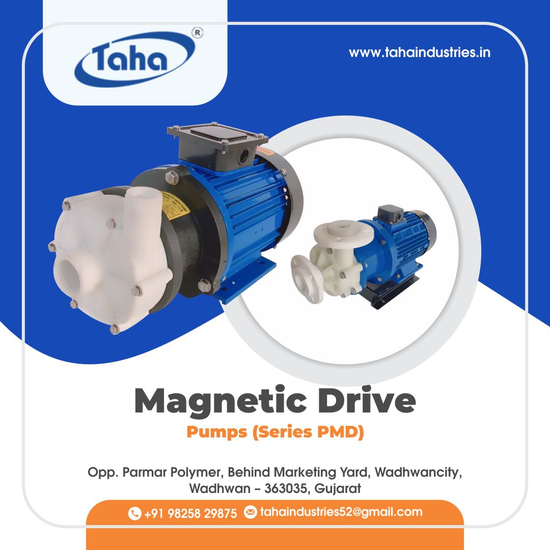 PMD Series Pumps – Leak-Proof Magnetic Drive Pumps by Taha Industries