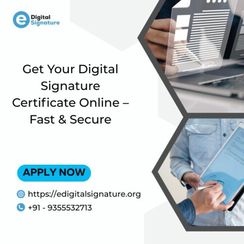 Get Your Digital Signature Certificate Online – Fast & Secure