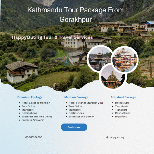 Book the Best Nepal Tour Package from Gorakhpur with HappyOuting