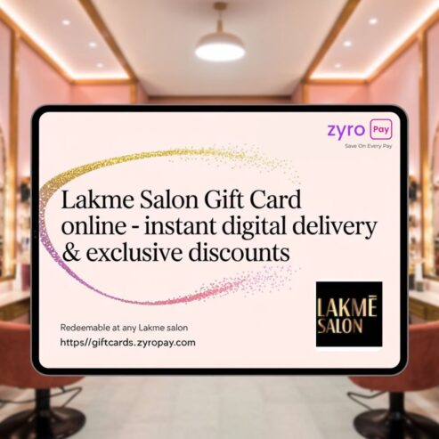 Lakme Salon Gift Card Online – Instant Digital Delivery & Exclusive Discounts