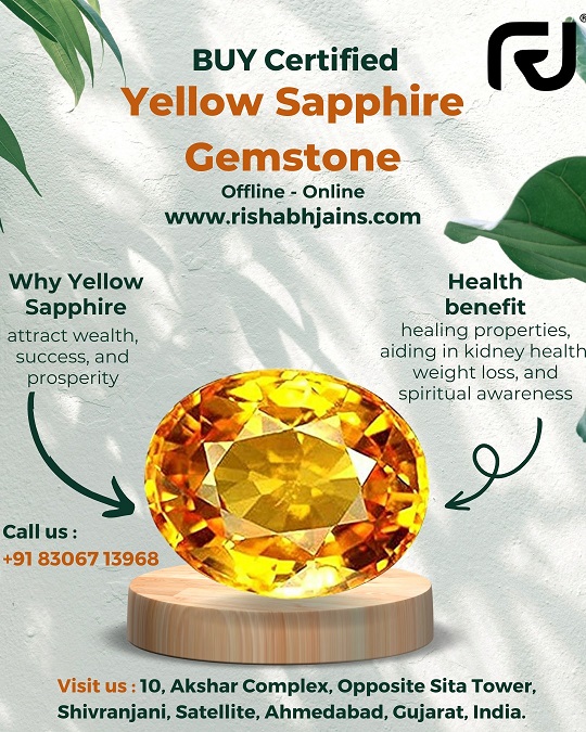 Rishabhjains.com | yellow sapphire gemstone