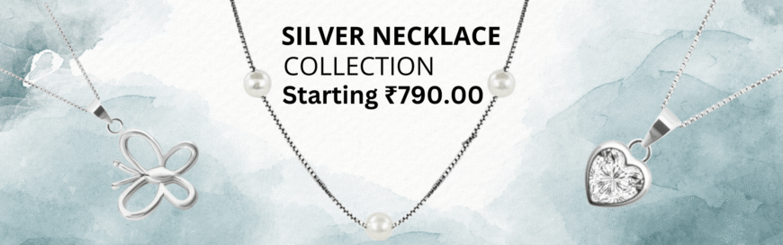 pure silver necklace set