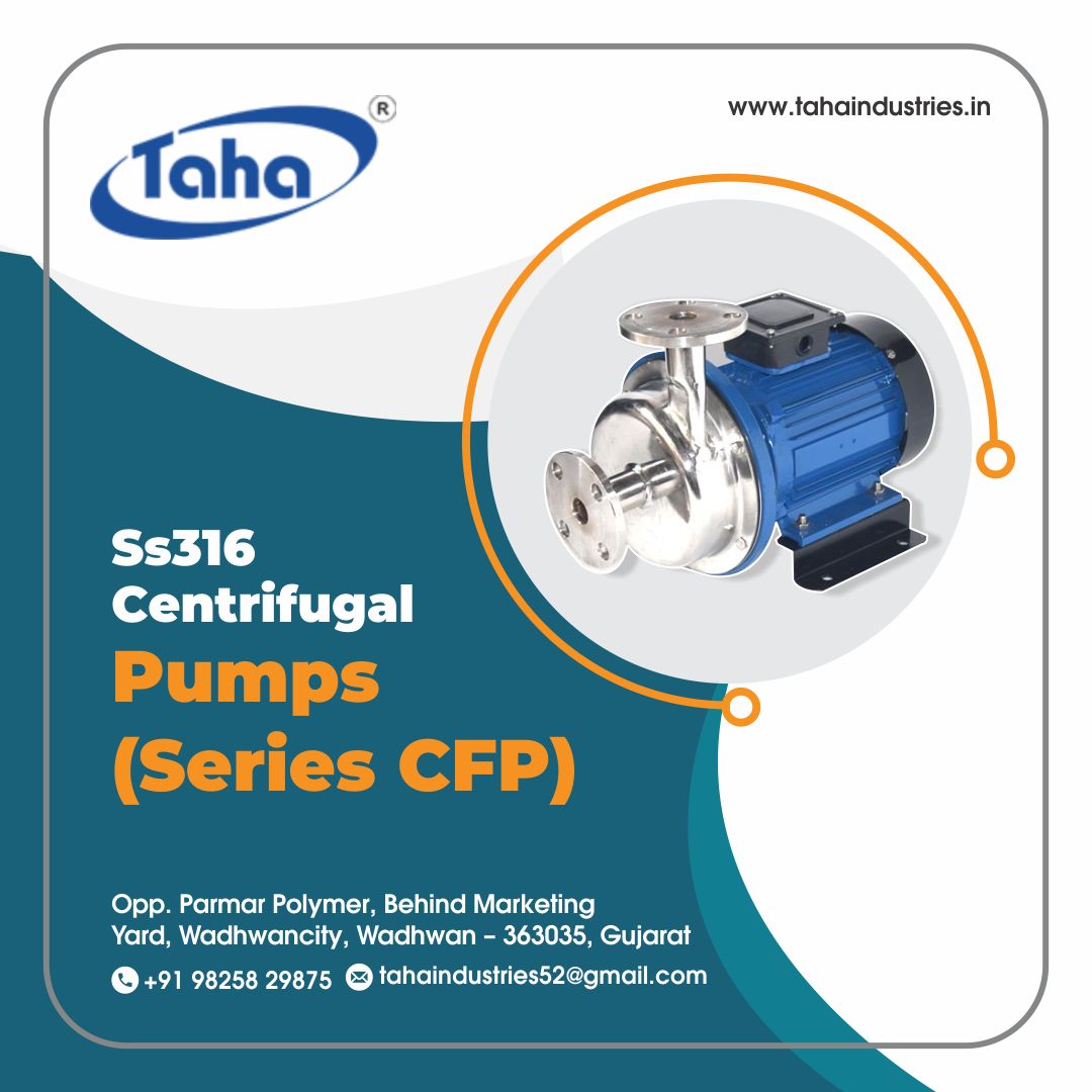 Top Stainless Steel Centrifugal Pump Manufacturer & Supplier in India