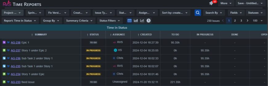 Optimize Jira Workflows with Time in Status Reports
