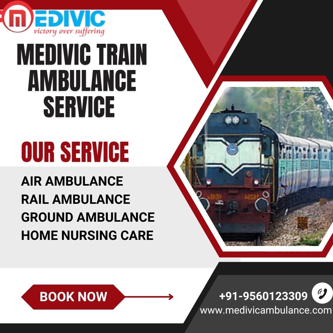 Contact Medivic Train Ambulance Service in Indore to Proper Medical Service your Patient