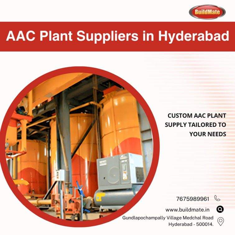 AAC Plant Manufacturers in Hyderabad | 7675989961 | Buildmate