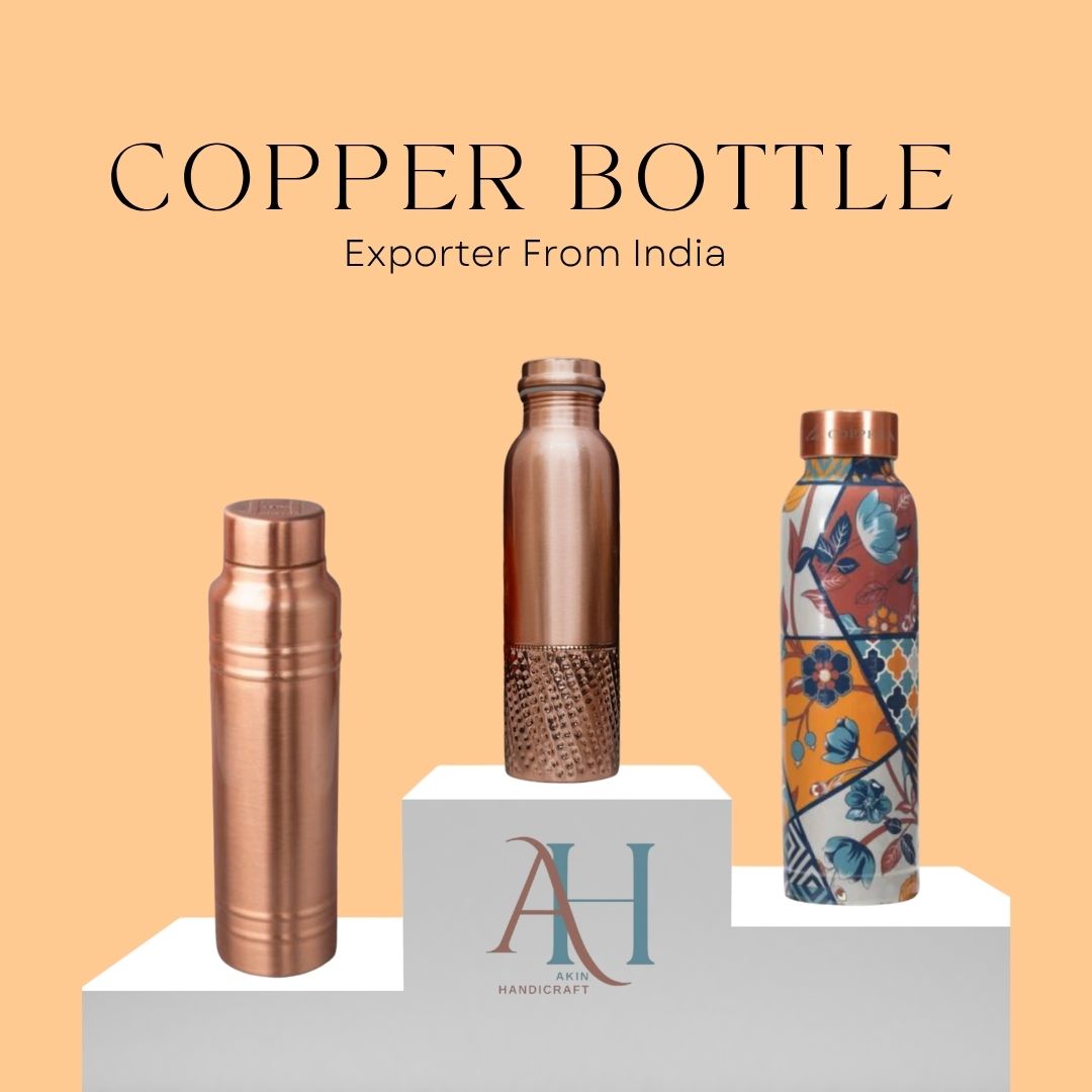 Copper Bottle Exporter From India