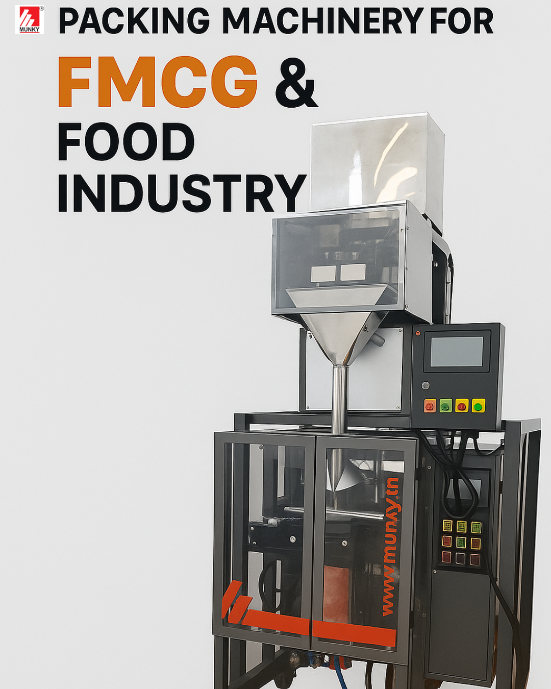 High-Performance Packing Machinery for FMCG & Food Industry | Munky Packaging Machine