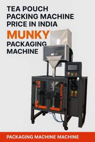 Tea Pouch Packing Machine Price in India | Munky Packaging Machine