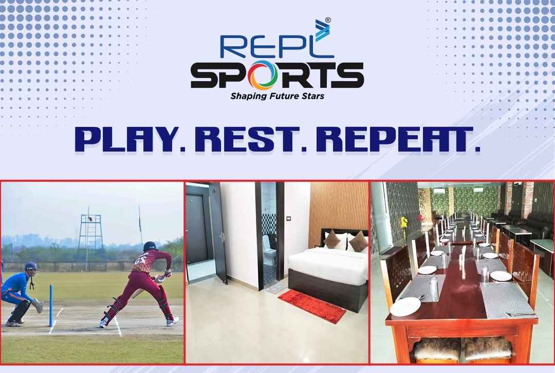 Best Cricket Facilities in UP with Floodlight Ground – REPL Sports