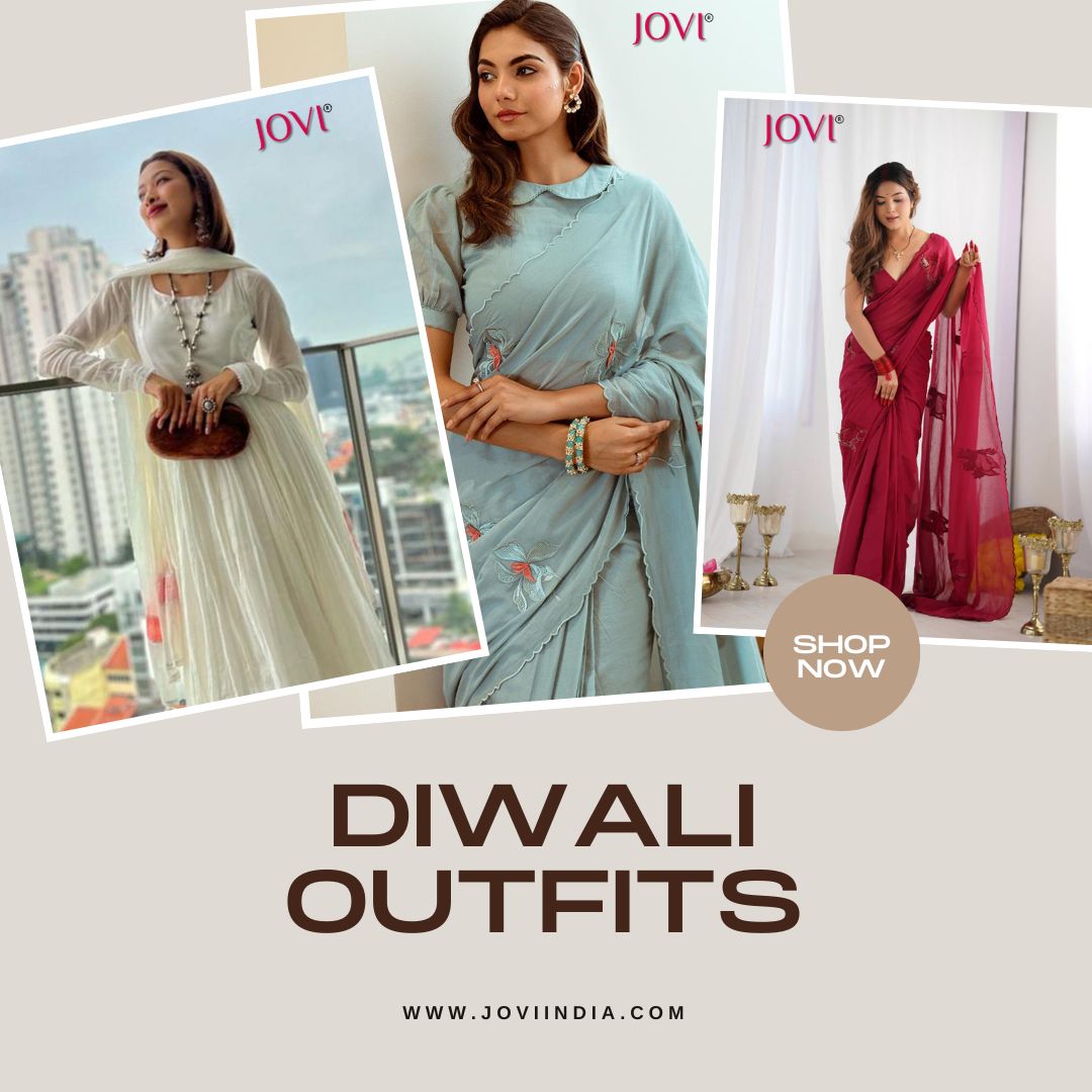Traditional Diwali Dresses for Women | JOVI India Collection