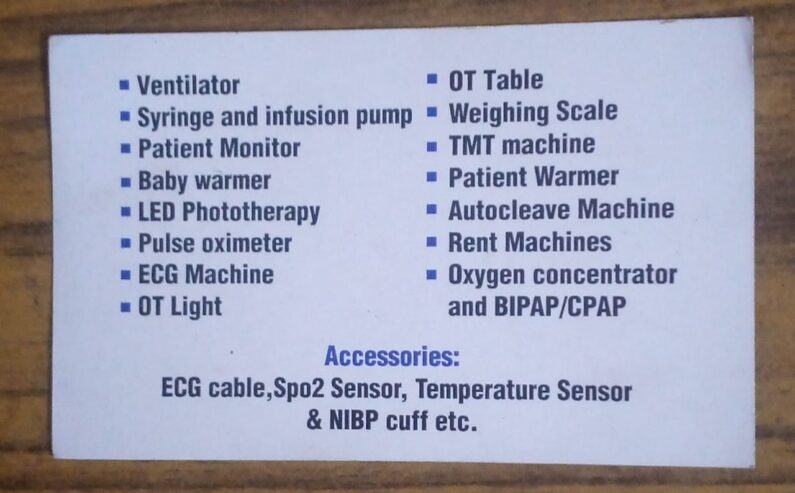 All Medical Equipments & Accesories,Surgicals for Sale free delivery to ur location Anywhere in India