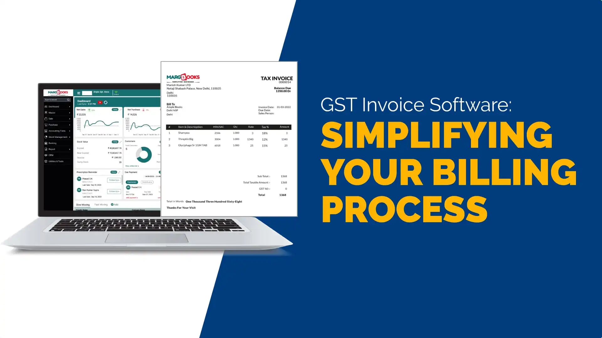 Simplify Invoicing and Compliance with GST Billing Software in India