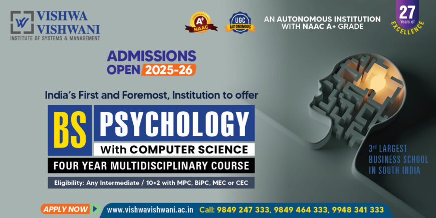 BSc Psychology Colleges in India | VVISM