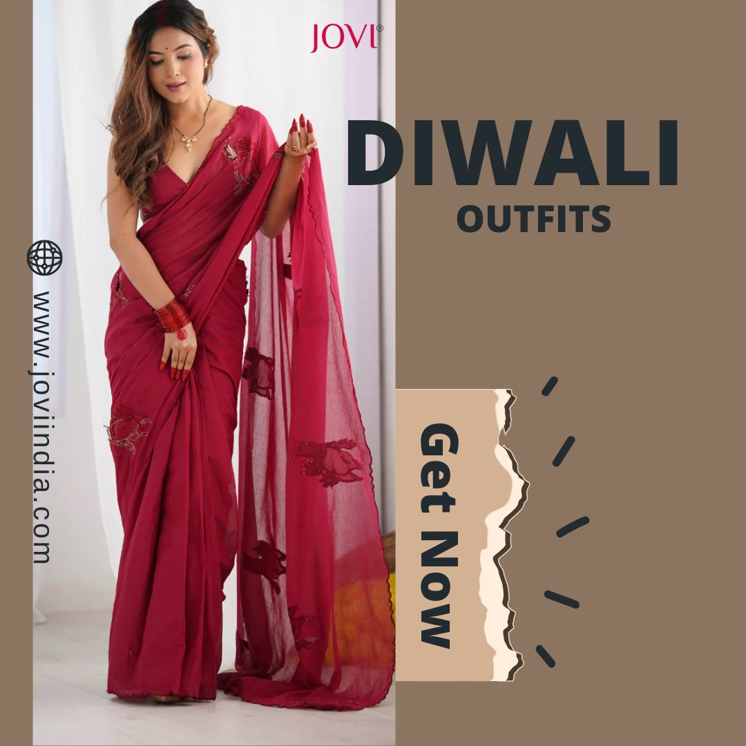 Traditional Diwali Dresses for Women | JOVI India Collection