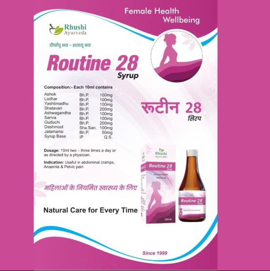 rhushiayurveda.com | Women Healthcare Ayurvedic Syrup for PCOD, PCOS, abdominal cramps, anaemia, pelvic pain