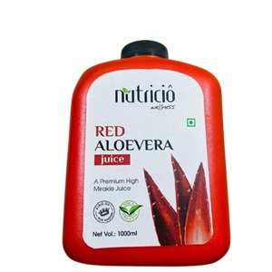proveda nutricio wellness Red Aloevera Juice with Ashwagandha and Honey, 1000 ml, Pack of 1, a primium high mirakle juice