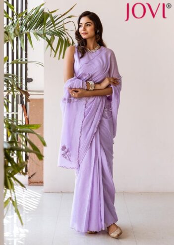 Latest Designer Cotton Ready to Wear Saree for Women | JOVI India