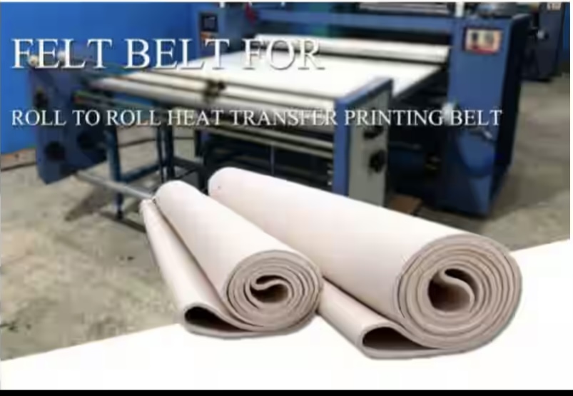 Saree Roll Polishing M/c Felts , Endless Woolen Felt