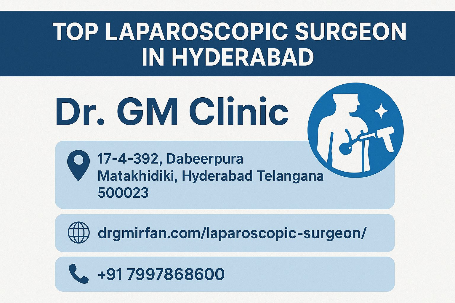 Top Laparoscopic Surgery in Hyderabad | Dr. G. M. Irfan