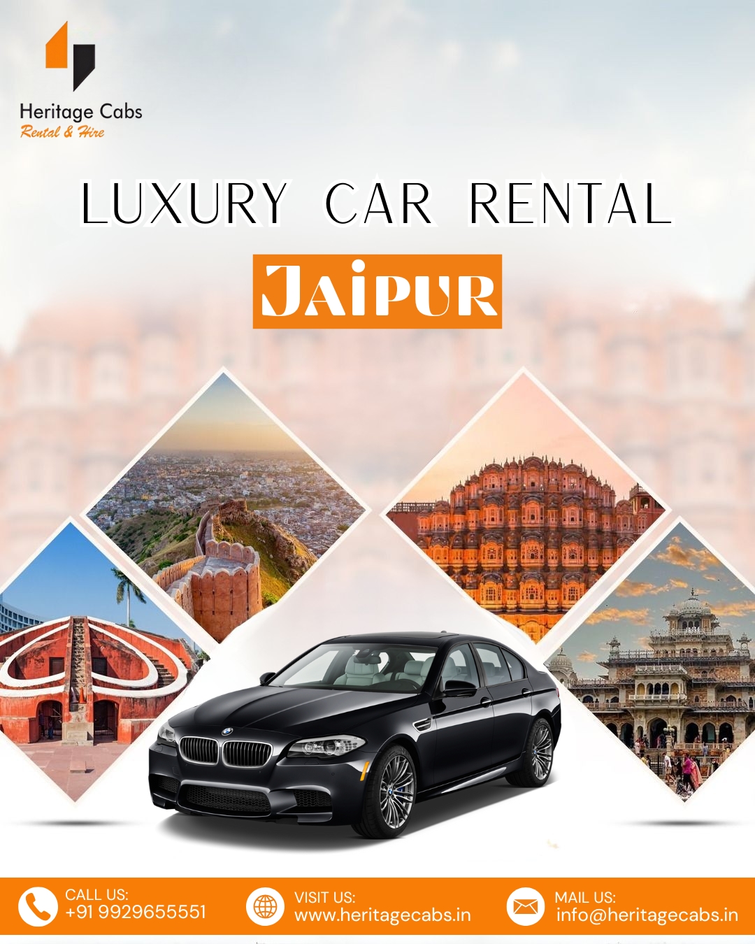 Luxury Car Rental Jaipur – Hire Premium Cars with Heritage Cabs