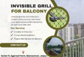 Invisible Balcony Grill & Pigeon Net Installation Jaipur