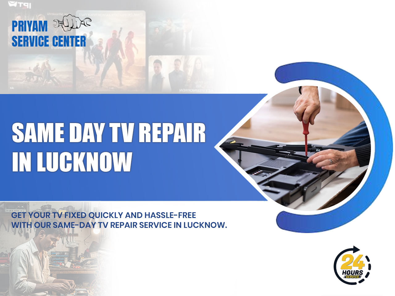 Lucknow’s #1 TV Service Center – Call Today!