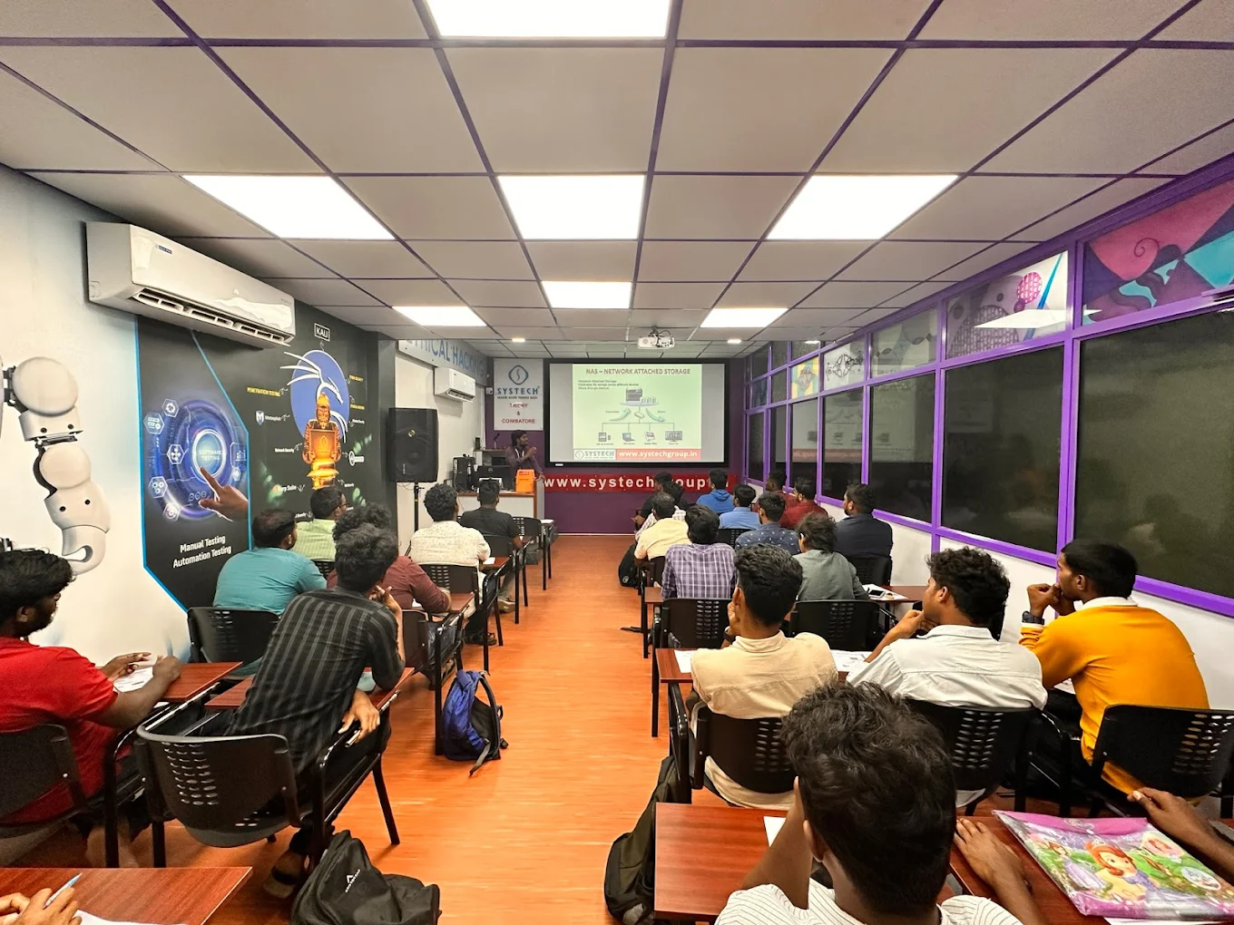 CCNA, CCNP, Cloud Computing, Cyber Security, Ethical Hacking, MCSA, MCSE, Hardware Networking, Microsoft Azure, AWS, Office 365, Linux, CCTV Networking, Python, IOT, Robotics, Digital Marketing, SEO, SMM, WordPress Online Class Room Certification Training Course Institute in Trichy, Coimbatore