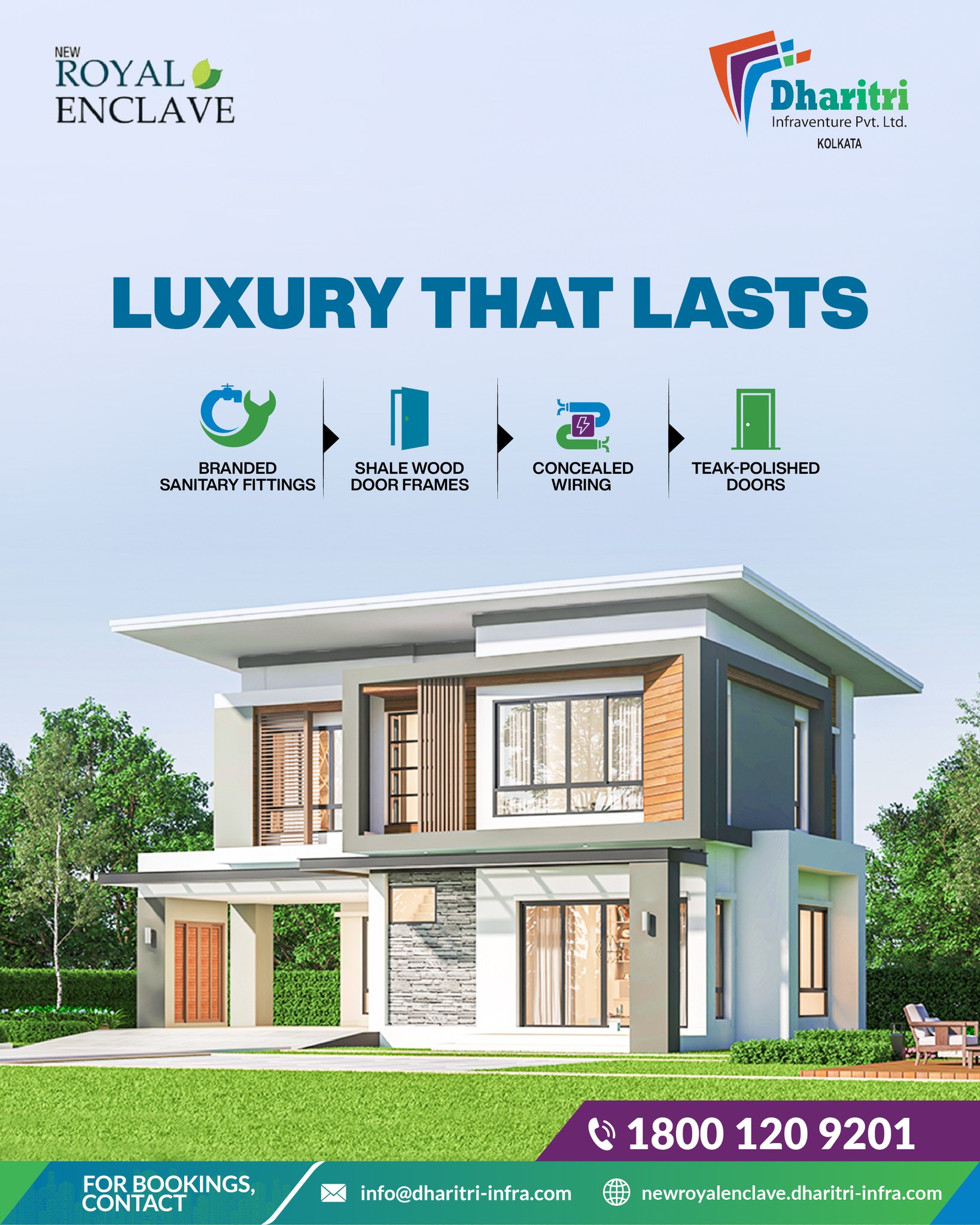 Premium 2 Katha Bungalow in New Town – New Royal Enclave