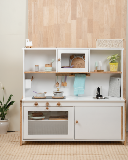 Wooden Play Kitchen by House Of Zizi
